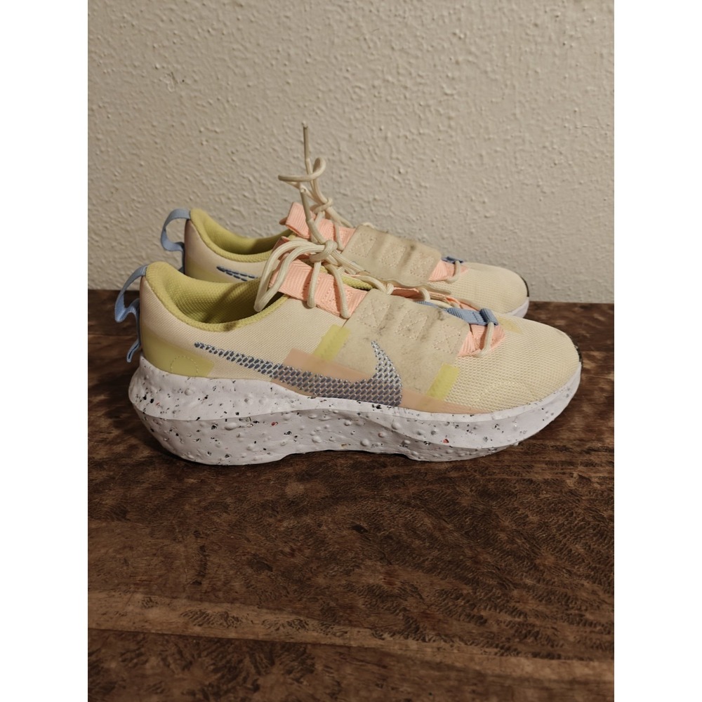 Nike Wmns Crater Impact Volt Yellow Womens 8.5 Casual Lifestyle Shoes CW2386-700
